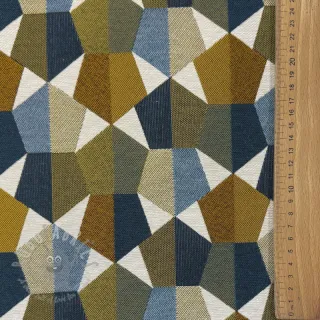 Tkanina dekoracyjna jacquard Mustang blue
