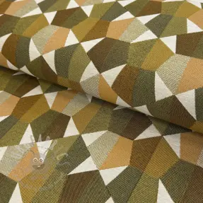 Tkanina dekoracyjna jacquard Mustang gold