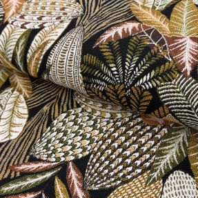 Tkanina dekoracyjna jacquard Egypte noir