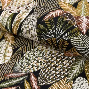 Tkanina dekoracyjna jacquard Egypte noir