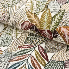 Tkanina dekoracyjna jacquard Egypte blanc