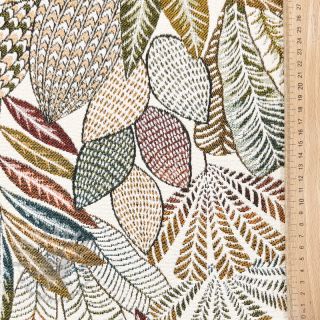 Tkanina dekoracyjna jacquard Egypte blanc