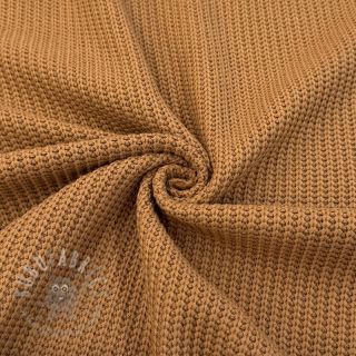 Dzianina swetrowa BIG KNIT brown