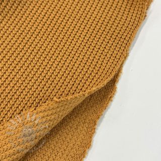 Dzianina swetrowa BIG KNIT mustard