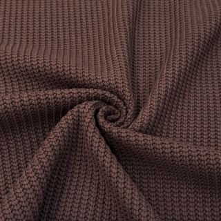 Dzianina BIG KNIT dark brown