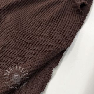 Dzianina swetrowa BIG KNIT dark brown