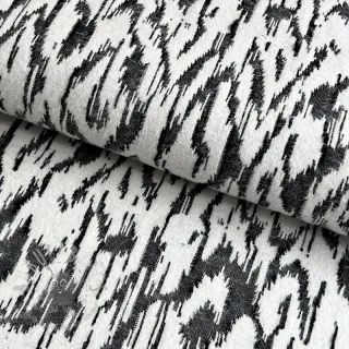 Dzianina swetrowa jacquard Comfy Blurry Ikat grey