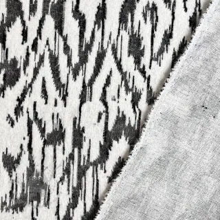Dzianina swetrowa jacquard Comfy Blurry Ikat grey