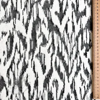 Dzianina swetrowa jacquard Comfy Blurry Ikat grey