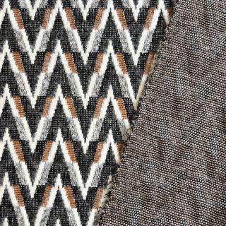 Dzianina jacquard Comfilia Arrows grey