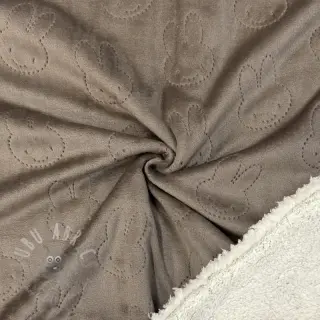 Plusz niemowlęcy TEDDY Bunny taupe