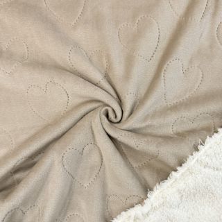 Plusz niemowlęcy TEDDY Hearts sand