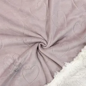 Plusz niemowlęcy TEDDY Hearts old pink