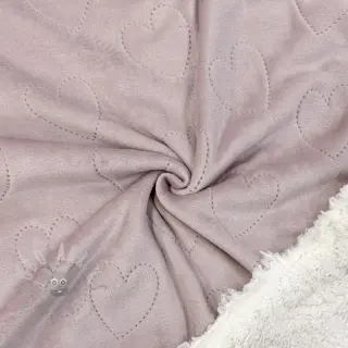Plusz niemowlęcy TEDDY Hearts old pink
