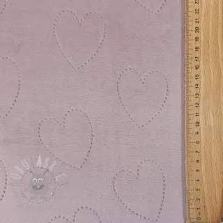 Plusz niemowlęcy TEDDY Hearts old pink