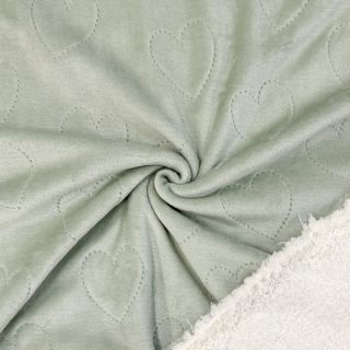 Plusz niemowlęcy TEDDY Hearts old green