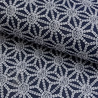Tkanina dekoracyjna jacquard Bong marine