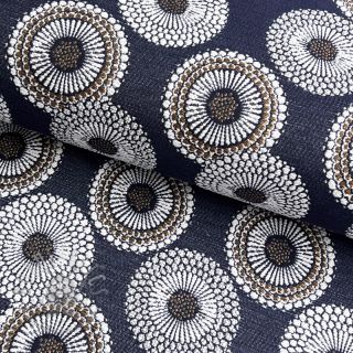 Tkanina dekoracyjna jacquard Jojoba marine