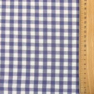 Bawełniana tkanina Check lavender