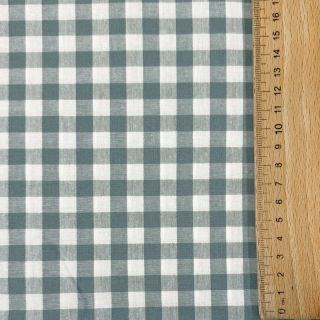 Bawełniana tkanina Check teal