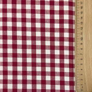 Bawełniana tkanina Check berry