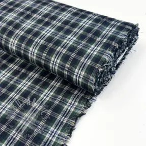 Wiskoza Scottish Check YARN DYED BRUSHED design B