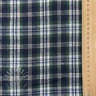 Wiskoza Scottish Check YARN DYED BRUSHED design B