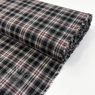 Wiskoza Scottish Check YARN DYED BRUSHED design A