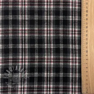 Wiskoza Scottish Check YARN DYED BRUSHED design A