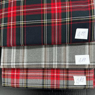Pakiet tkanin tartan 009