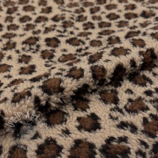Tkanina płaszczowa TEDDY Panthera light sand