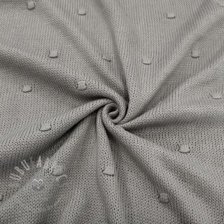 Dzianina swetrowa BIG KNIT DOT grey