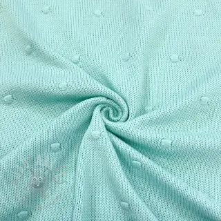 Dzianina swetrowa BIG KNIT DOT mint