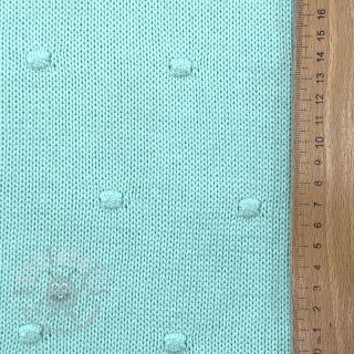Dzianina swetrowa BIG KNIT DOT mint