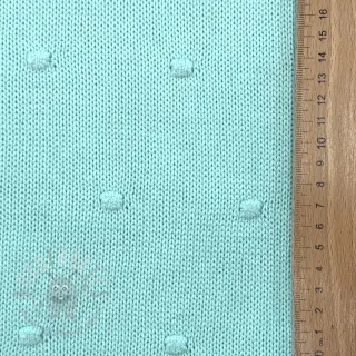 Dzianina swetrowa BIG KNIT DOT mint