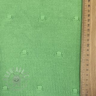 Dzianina swetrowa BIG KNIT DOT grass green