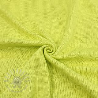 Dzianina swetrowa BIG KNIT DOT bright green