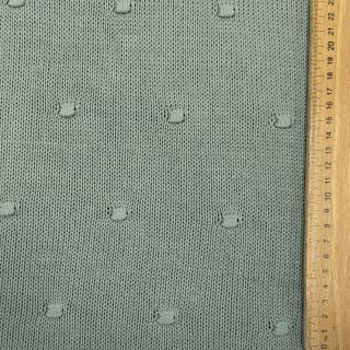 Dzianina swetrowa BIG KNIT DOT old green