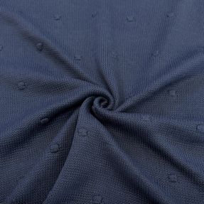 Dzianina swetrowa BIG KNIT DOT navy