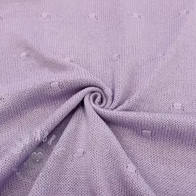 Dzianina swetrowa BIG KNIT DOT violet