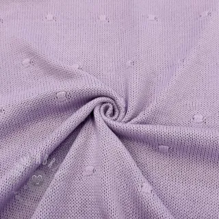 Dzianina swetrowa BIG KNIT DOT violet
