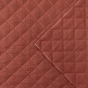 Muślin double gauze QUILT rouge