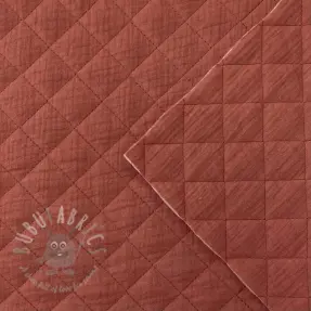 Muślin double gauze QUILT rouge