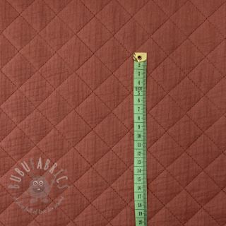 Muślin double gauze QUILT rouge