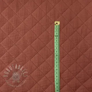 Muślin double gauze QUILT rouge