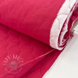 Muślin double gauze QUILT NOE magenta