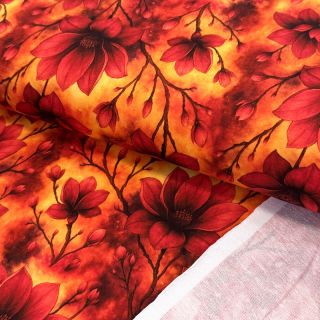Dresówka Flower galaxy design A digital print