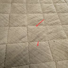 Muślin double gauze QUILT beige 2nd class