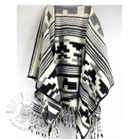 Poncho PRATO boiled wool design I