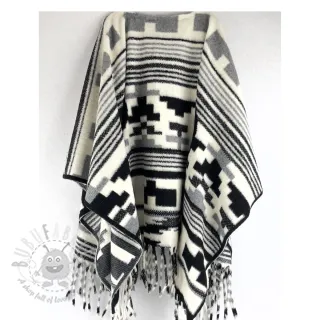 Poncho PRATO boiled wool design I